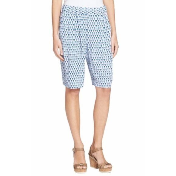 Rebecca Taylor Shorts 6 NWT Ditsy Tulip Floral Printed Vacation Tropical Summer - Picture 2 of 5